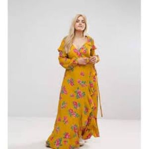 Floral ASOS wrap dress